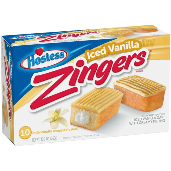 HOSTESS ZINGERS VANILLA - 360G